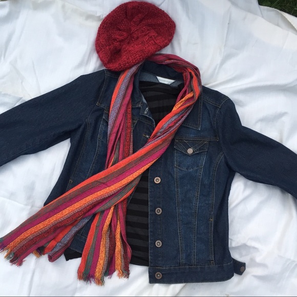 Christopher&Banks blue denim jean jacket - Picture 4 of 9